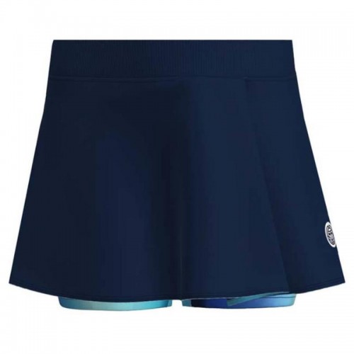 Falda Bidi Badu Spectrum Stampato Ondulato Azul Oscuro Aqua