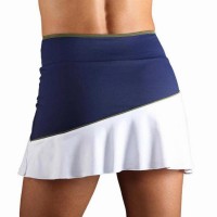 Falda Curva Infinita Azul Marino  Offerta + Economico