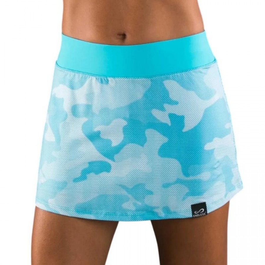 Falda Endless Stampa Minimal Camuflaje Azul  Offerta + Economico