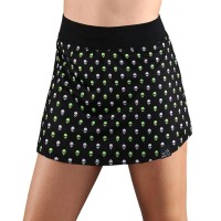 Falda Endless Teschi Stampa Minimal Verde Junior