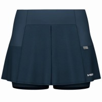 Falda Head Performance Azul Marino Plata  Offerta + Economico