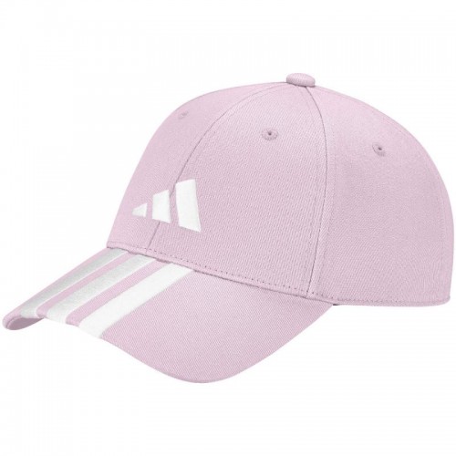 Gorra Adidas Baseball 3 Strisce Rosa Claro