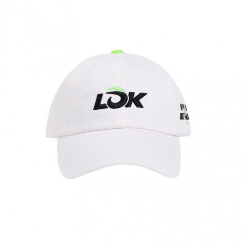Cappellino bianco Lok Never Luck