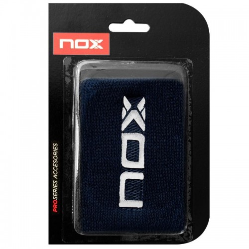 Munequeras Nox Logo Blu Bianco 2 Unita
