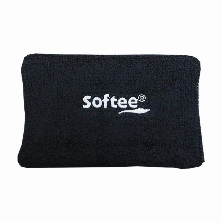 Softee Wide Black Wristband 1 unita