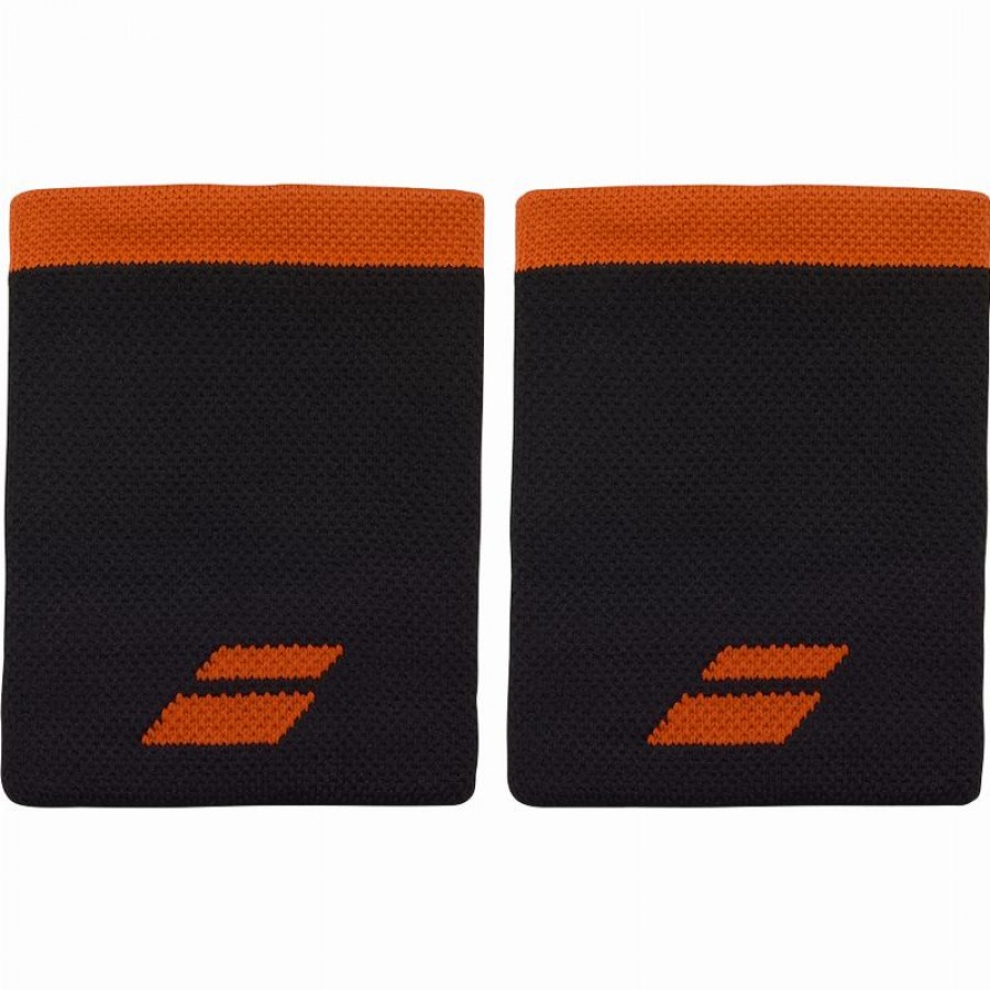 Logo Babolat Jumbo Black Red Braccialetti 2 Unità