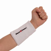 Braccialetti Lunghi Bianchi con Corona Nera 2 Unità