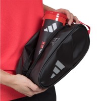 Adidas Ale Galan 3.4 Nero Rosso Borsa da toilette