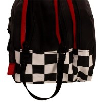 Borsa da toilette nera Chiron con corona nera