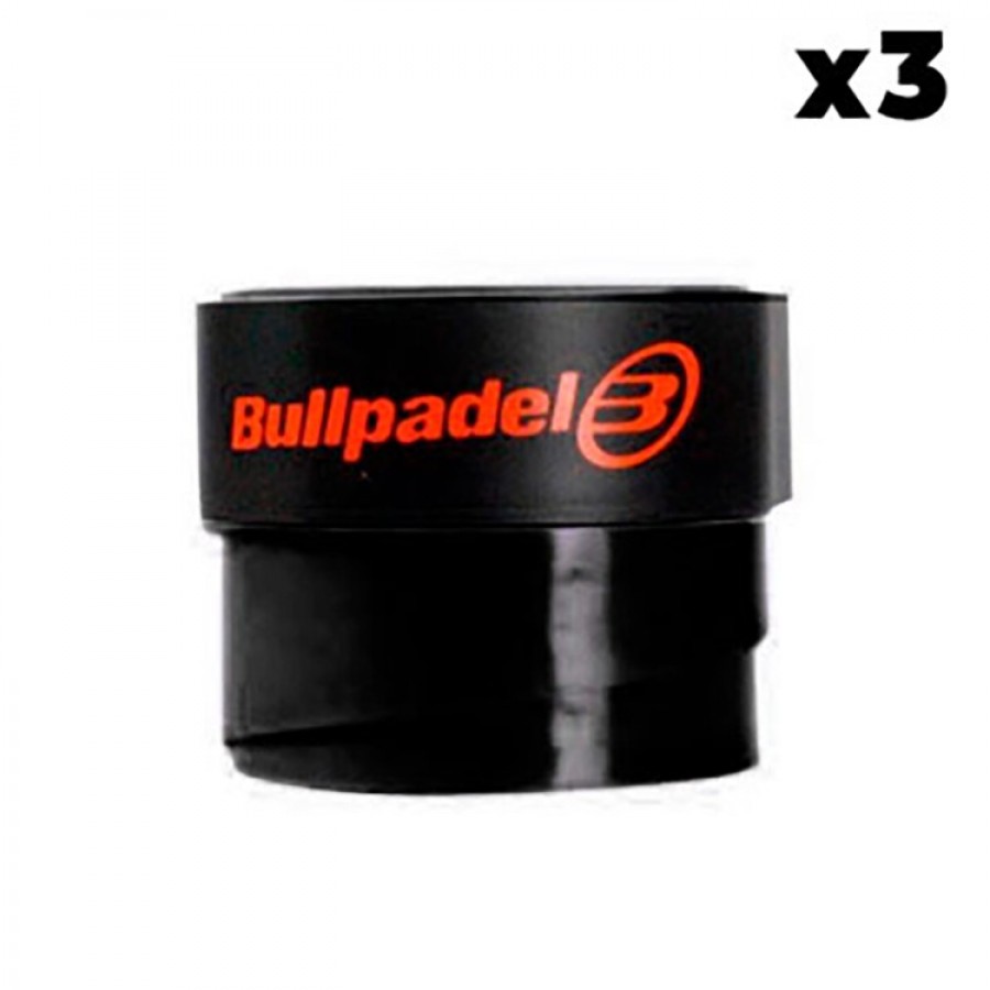 Overgrip Bullpadel Tinta Unita Nero 3 Unita  Offerta + Economico