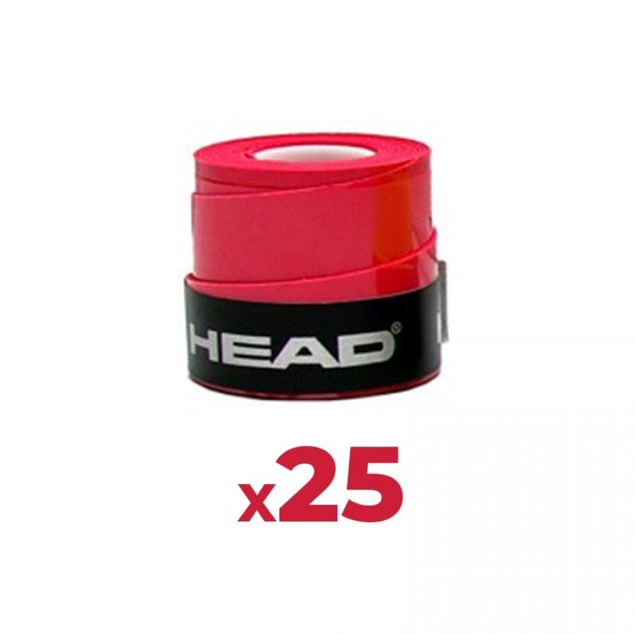 Overgrips Head Xtreme Soft Red 25 Unità