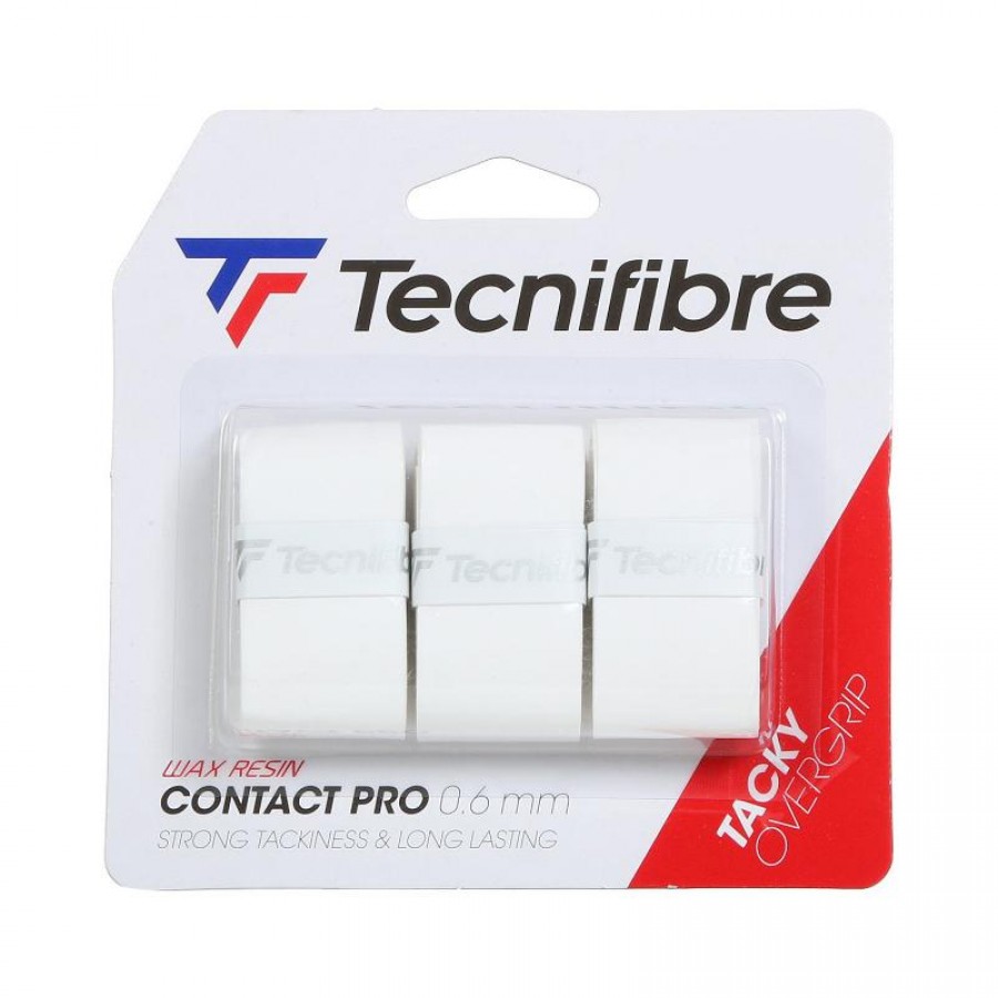 Overgrip Tecnifibre Contact Pro Blanco 3 Unidades  Offerta + Economico