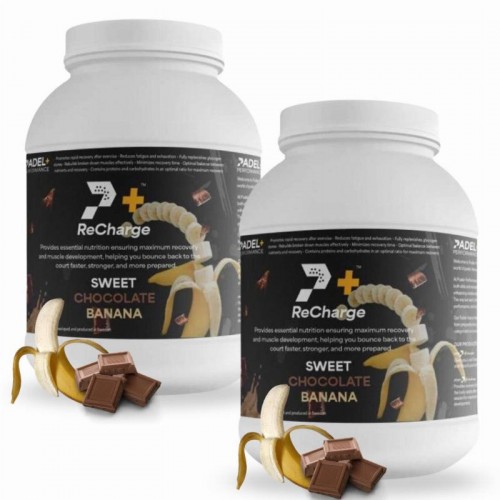 Confezione Bote Padel Performance ReCharge Cioccolato Banana X2