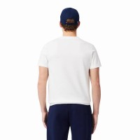 Pack Lacoste Novak Djokovic T-shirt bianca e cappellino blu scuro