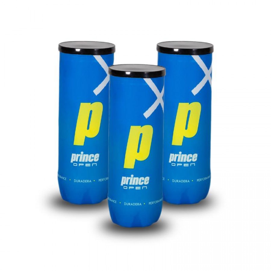 Confezione da 3 contenitori per palline aperte Prince Padel  Offerta + Economico