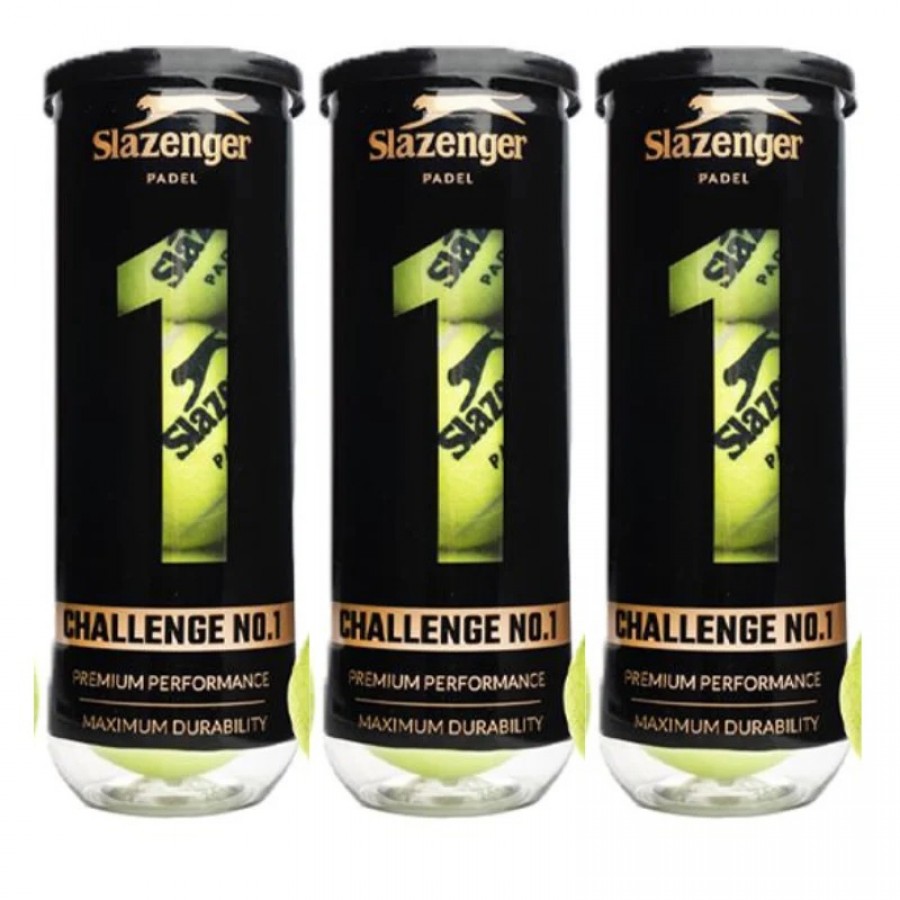 Pacchetto delle 3 Botes de Pelotas Slazenger Challenge 1  Offerta + Economico
