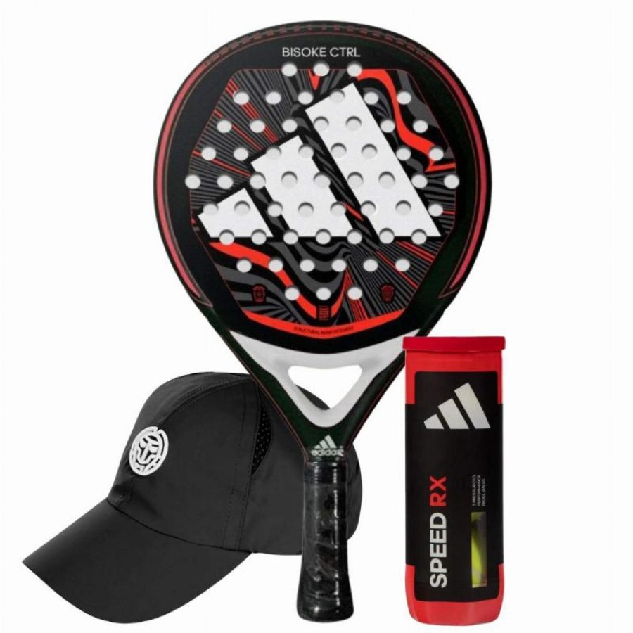 Pack Racchetta Adidas Bisoke Control 2024 con Cappellino e Palline  Offerta + Economico