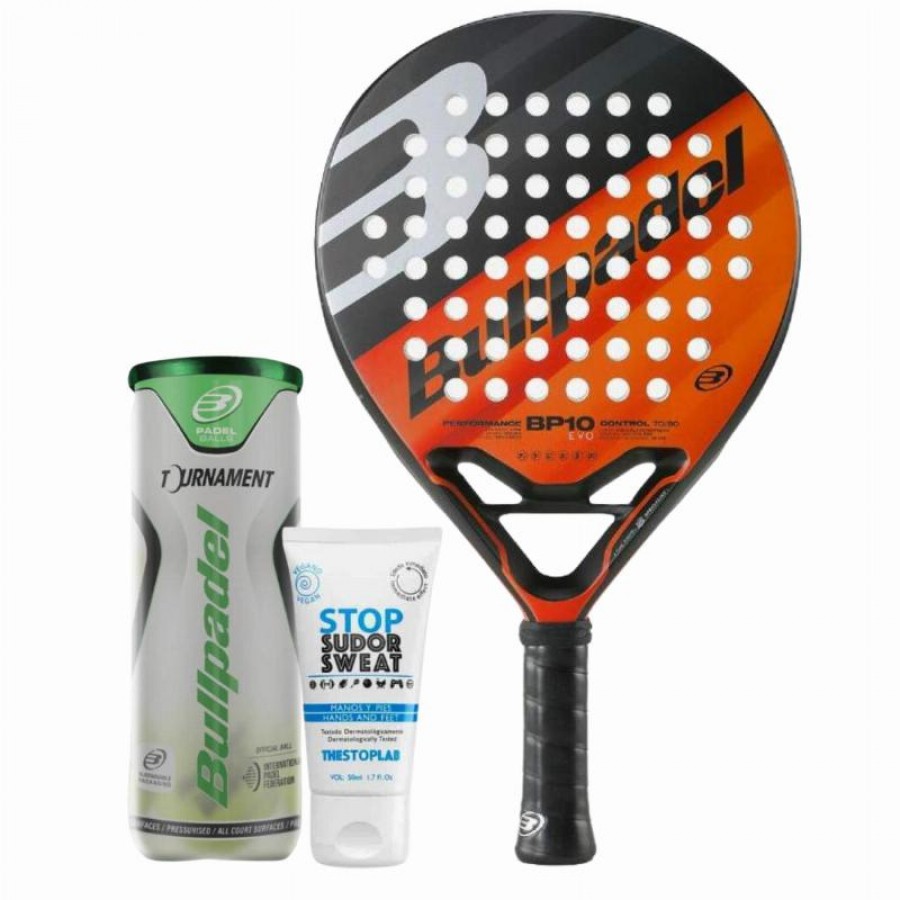 Pack Racchetta Bullpadel BP10 EVO 2023 con Magnesio e Palline  Offerta + Economico