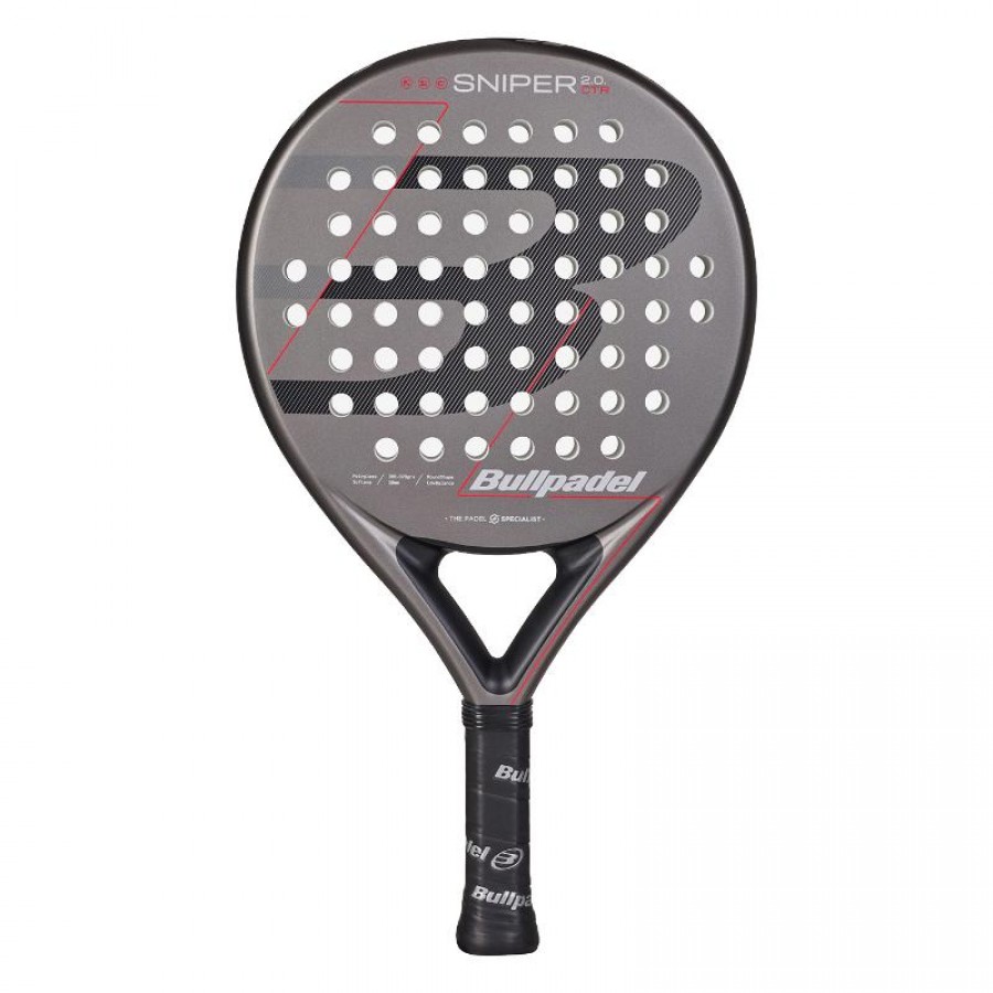 Racchetta Bullpadel Sniper 2.0 Control Grigio Scuro 2026