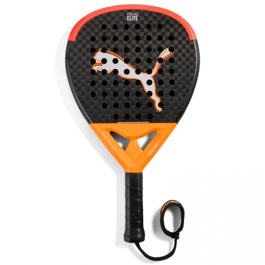 Puma Nova Elite Power Nero Arancione Rosso Racchetta  Offerta + Economico