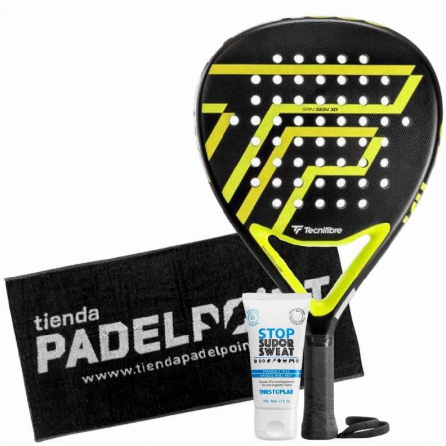 Pack Tecnifibre Wall Breaker 355 Pala con Asciugamano e Magnesio  Offerta + Economico