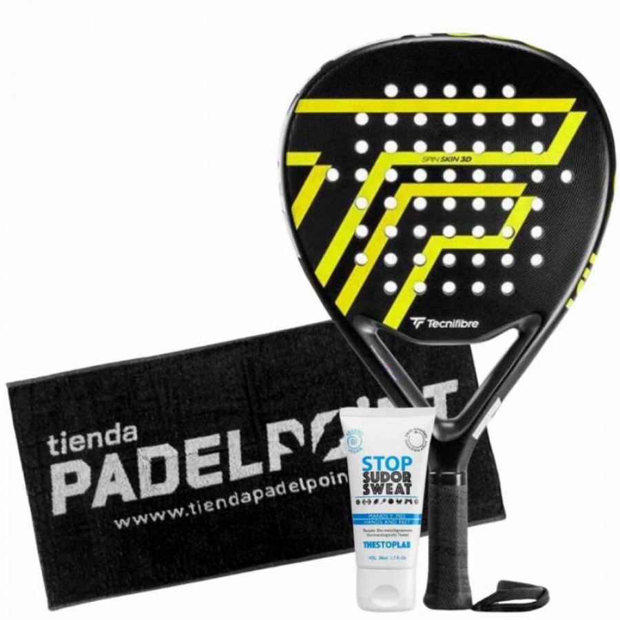 Pack Tecnifibre Wall Breaker 360 Pala con Asciugamano e Magnesio  Offerta + Economico