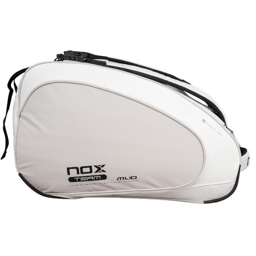 Borsa per racchette da padel Nox ML10 Team bianca grigia  Offerta + Economico
