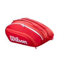 Wilson Super Tour Red White Padel Bag