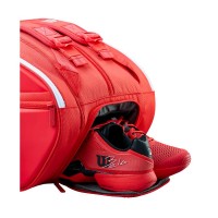 Wilson Super Tour Red White Padel Bag