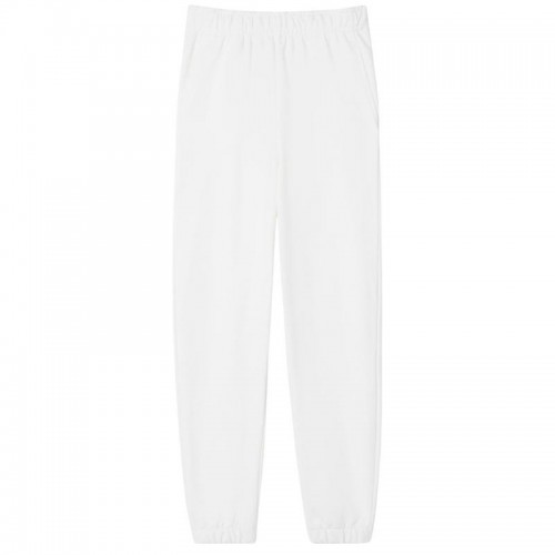 Lacoste Sport Cotton Bianco Pantaloni Donna