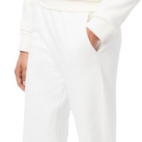 Lacoste Sport Cotton Bianco Pantaloni Donna