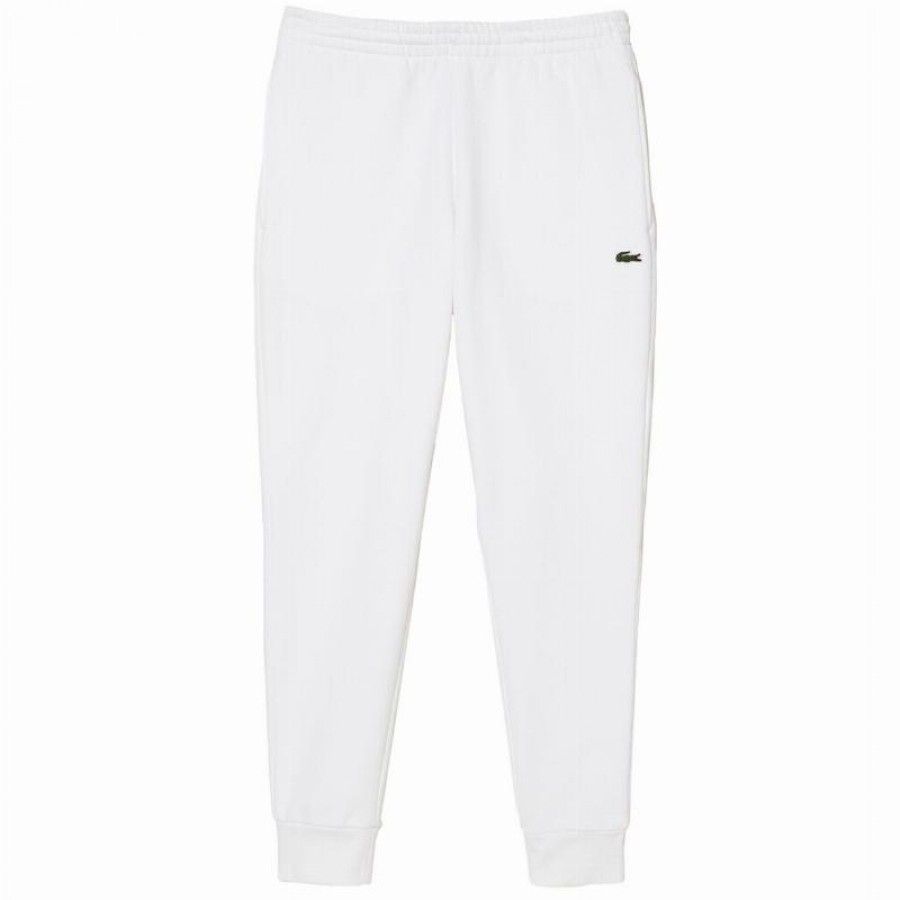 Lacoste Sport Pantaloni Ecologici Bianchi
