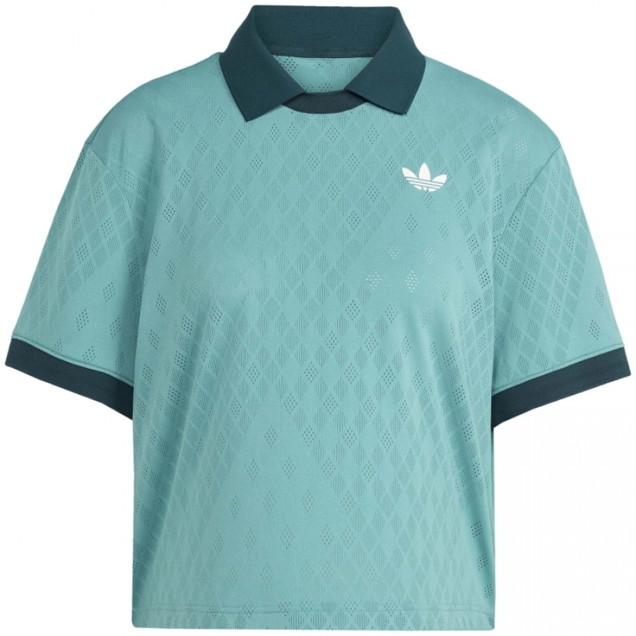 Polo adidas Original Pro London Turquoise Donna  Offerta + Economico