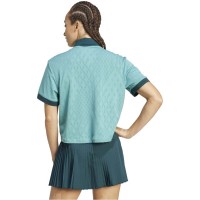 Polo adidas Original Pro London Turquoise Donna  Offerta + Economico