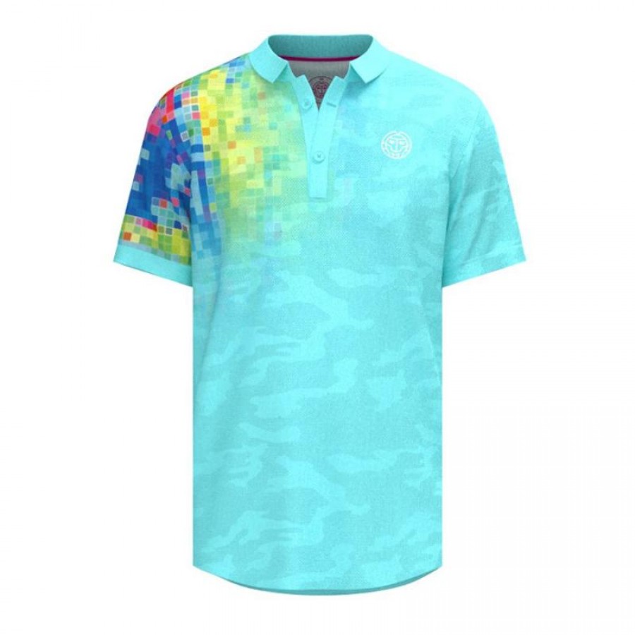 Polo Bidi Badu Melbourne Aqua Mix  Offerta + Economico