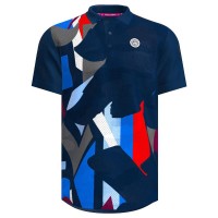 Bidi Badu New York Polo Blu Scuro Rosso  Offerta + Economico