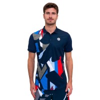 Bidi Badu New York Polo Blu Scuro Rosso  Offerta + Economico