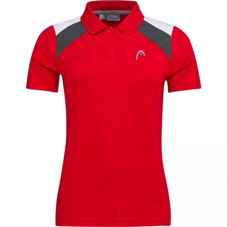 Head Club 22 Bianco Rosso Polo Donna