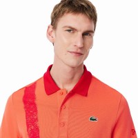 Polo Lacoste Novak Djokovic Ultra Dry Naranja Rojo  Offerta + Economico