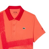 Polo Lacoste Novak Djokovic Ultra Dry Naranja Rojo  Offerta + Economico