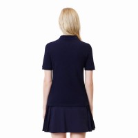 Polo Lacoste Pique Blu Navy Donna  Offerta + Economico