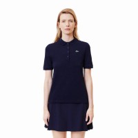 Polo Lacoste Pique Blu Navy Donna  Offerta + Economico