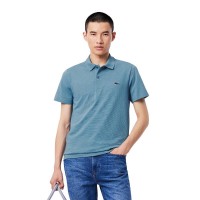 Polo Lacoste Regular Fit Algodon Azul  Offerta + Economico