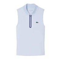 Polo Lacoste Senza maniche Ultra Dry Azul Claro Mujer