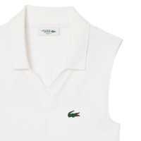 Polo Lacoste Tight Fit Blanco Mujer  Offerta + Economico