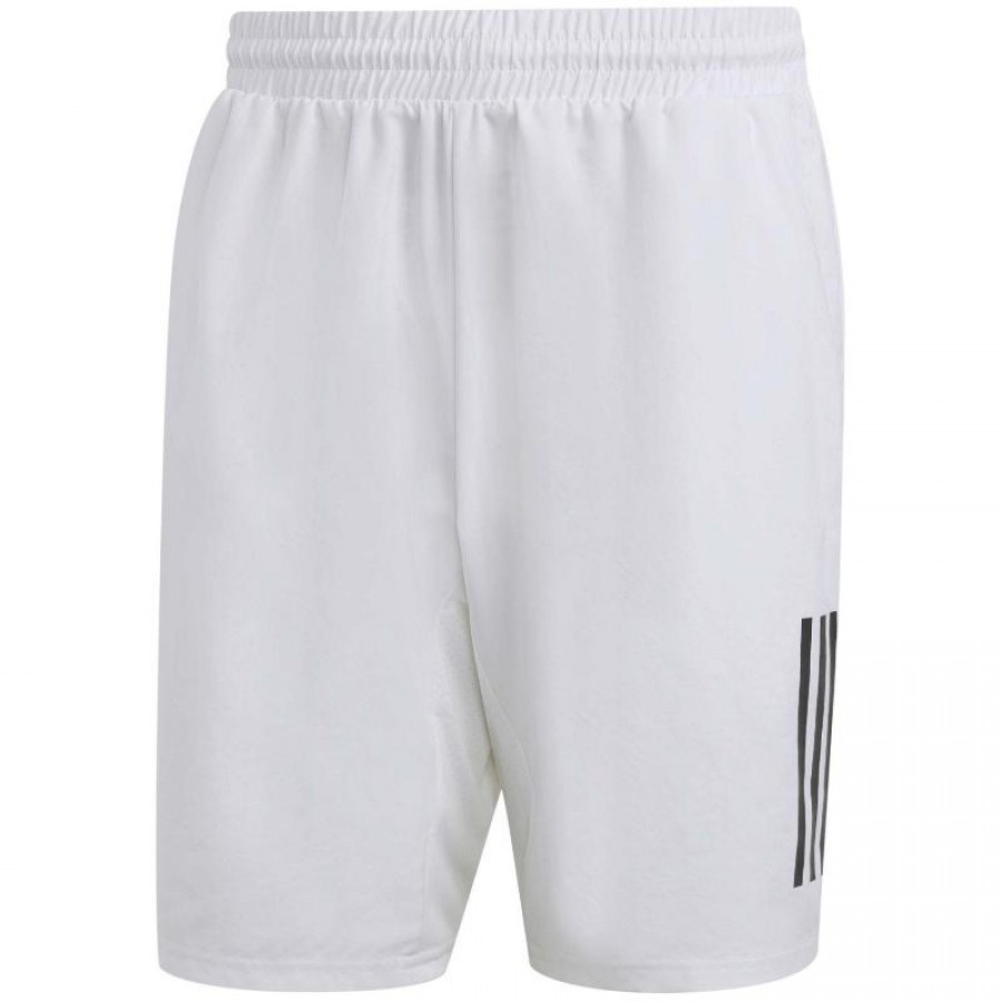 Pantaloncini Adidas Club 3-Stripe Bianco Nero PADELPOINT Pantaloncini Adidas Club 3-Stripe Bianco Nero