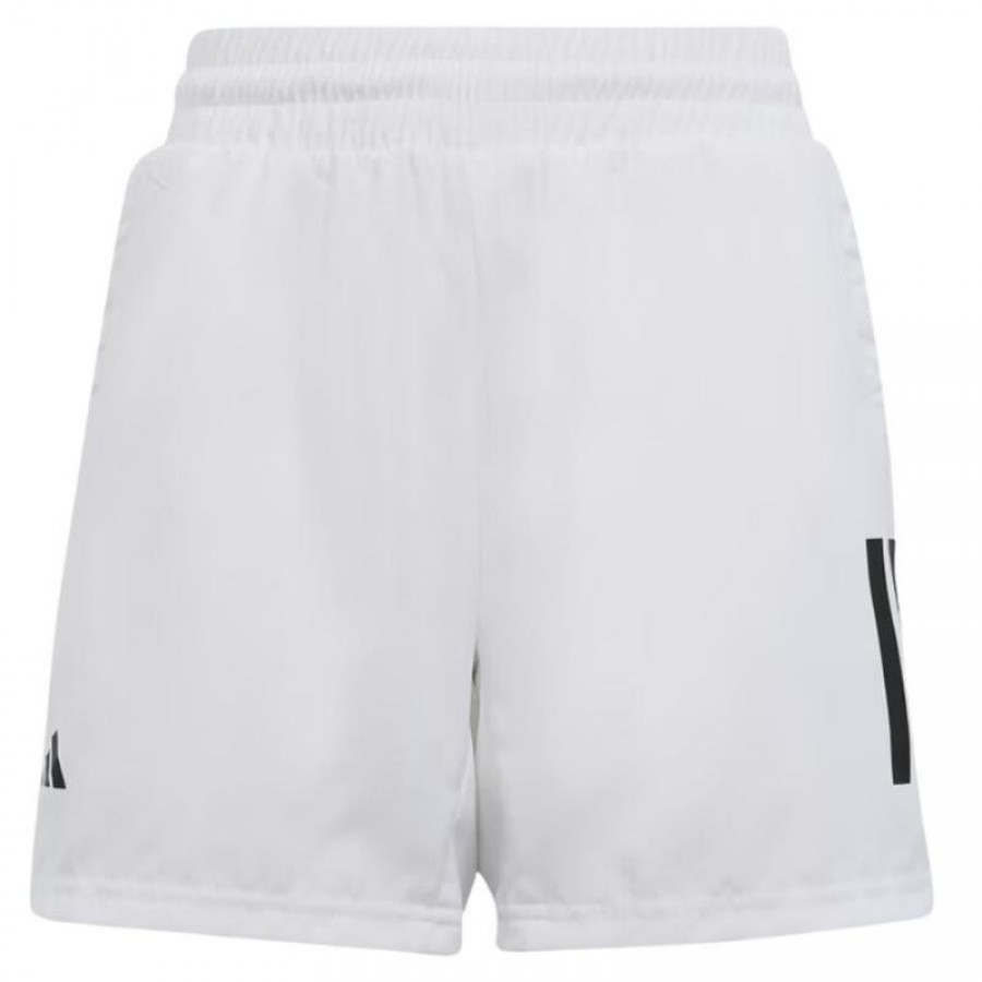 Pantaloncini Adidas Club 3 Strisce Blanco Junior
