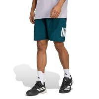 Pantaloncini Adidas Club 3 Strisce Verde Aurora