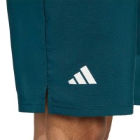 Pantaloncini Adidas Club 3 Strisce Verde Aurora