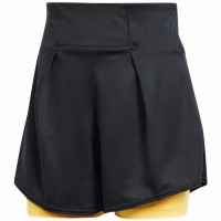 Pantaloncini Adidas Match Pro Amarillo Mujer